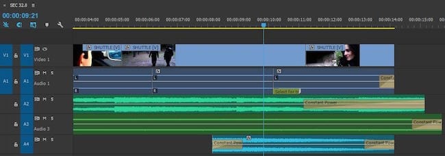 Premiere Pro editing detail