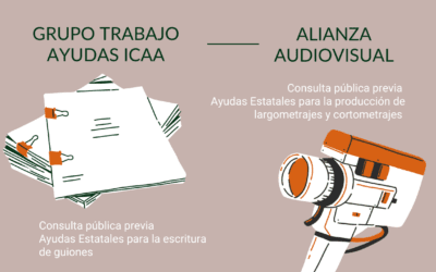 Consulta pública previa Ayudas a Escritura de Largometrajes y Ayudas Estatales para la producción de largometrajes y cortometrajes